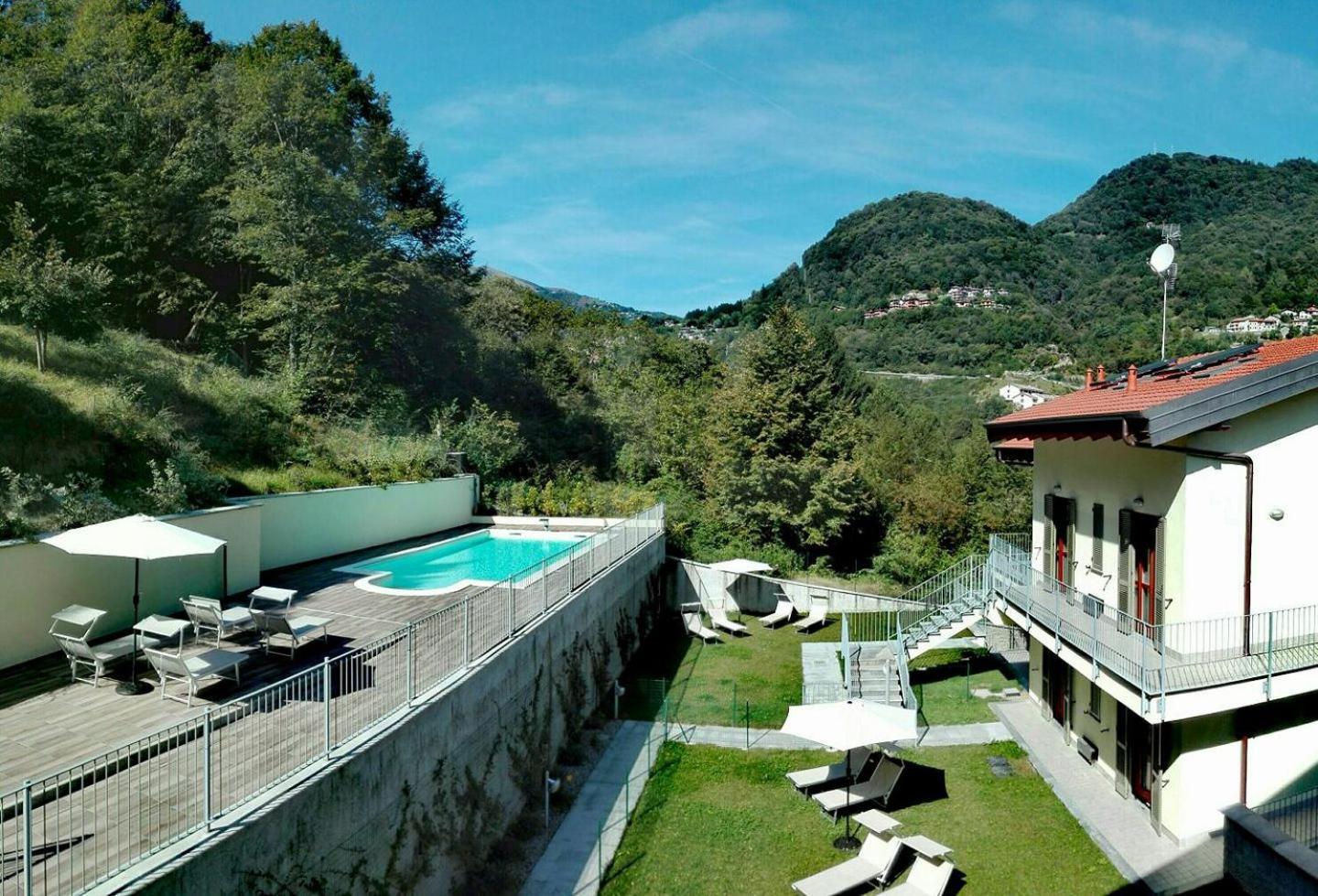 Vista Dolce Isola _ Lakeview Pool, Terrace & Garden Apartment Argegno Esterno foto