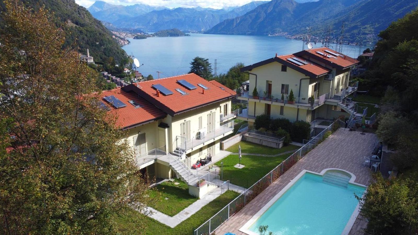 Vista Dolce Isola _ Lakeview Pool, Terrace & Garden Apartment Argegno Esterno foto